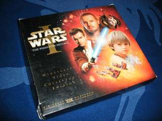 STAR WARS 1 PHANTOM MENACE VHS COLLECTORS EDITION 35MM 024543000952 