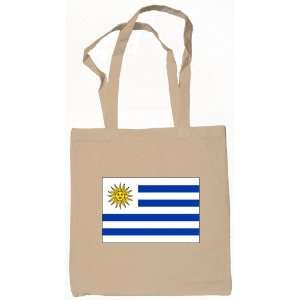  Uruguay Flag Tote Bag Natural 