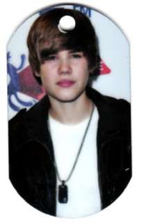 Justin Bieber #10 Dog Tag Necklace Free Chain& Shipping  