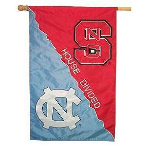  UNC/NC State House Divided Flag: Sports & Outdoors