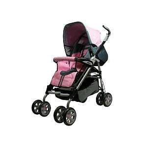  BeBeLove City Stroller   Pink/Black Baby