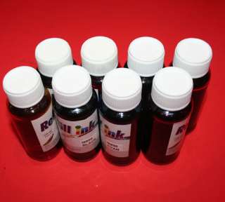   bottles of High Quality refill DYE ink for Canon Ip8500, I9900,I9950