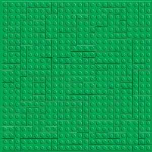  Lego Green Brick 12 x 12 Embossed Cardstock Arts, Crafts 