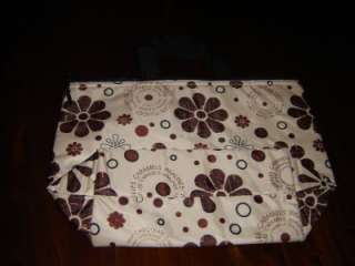 Thirty One Insulated Thermal Tote Cooler Lunch Bag Chocolate Caramel 