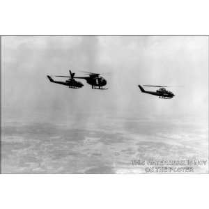 OH 6 Cayuse and AH 1G Cobras Patrol Vietnam   24x36 