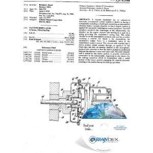  NEW Patent CD for VACUUM MODULATOR 
