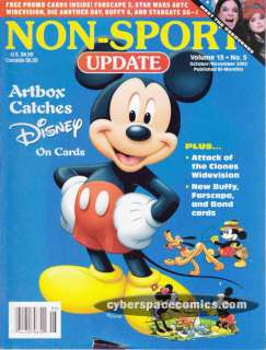 Non Sport Update v13 #5 MICKEY MOUSE DISNEY COVER  