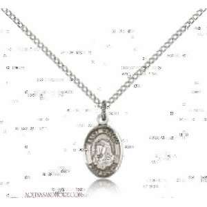  St. Bruno Small Sterling Silver Medal Jewelry