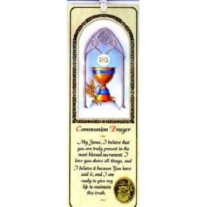  Communion Prayer Bookmark   CDM BK 029: Office Products