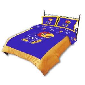 Kansas Jayhawks Comforter Set by College Covers