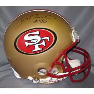  Jerry Rice Autographed Helmet   Fs Proline: Sports 