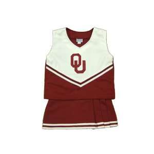   Oklahoma Sooners NCAA Cheerdreamer Two Piece Uniform (Red 3T) Sports