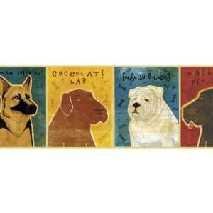  Top Dog Prepasted Mural Style Border