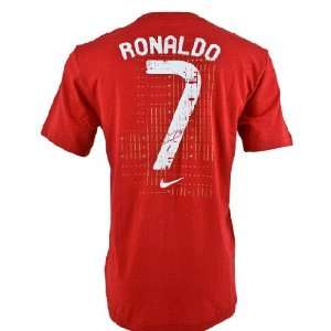  Ronaldo Nike Portugal Hero Soccer Jersey Tee Shirt: Sports 