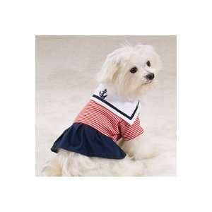  Dog Dress Paw Harbor Sailor Nautical Dog Dress XSmall 