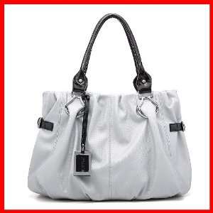 Waterproof Faux PU Leather Purse Shoulder Bag Handbag Large Tote Fold 