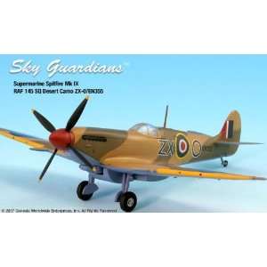   SkyGuardians Spitfire Mk IX RAF Desert Model Airplane 