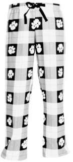 Boxercraft Paw Plaid Flannel Pants PJs Casual dog cat  