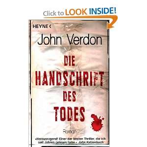    Die Handschrift des Todes (9783453435360) John Verdon Books