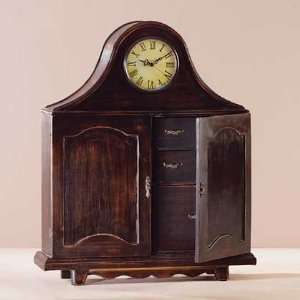  Wood Mantel Clock Cabinet