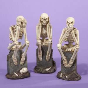   See, Hear & Speak No Evil Skeleton Table Figures