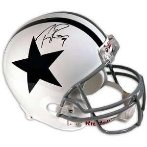   Dallas Cowboys Tony Romo Autographed Helmet: Sports & Outdoors