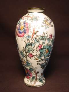 Vtg Chinese Ceramic Bud Vase Jar Old textured Porcelain China Pottery 
