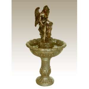   fountain medieval European style statue sculpture 