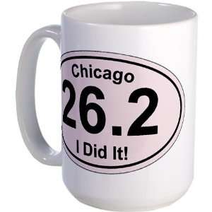  Chicago Marathon Sports Large Mug by CafePress: Kitchen 
