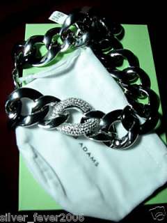 Necklace Chain Links Black Bold Fashion LAUREN G ADAMS  