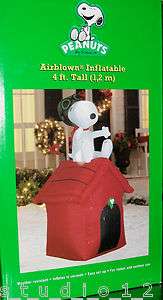   Snoopy Flying Ace Doghouse Charlie Brown Christmas Airblown Inflatable