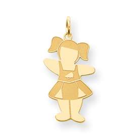 Gold plated Sterling Silver Cuddle School Spirit Charm  