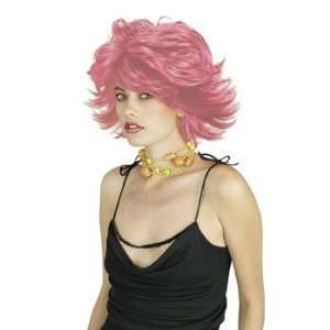  Choppy Pink Wig   Costumes & Accessories & Wigs & Beards 