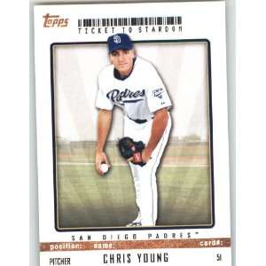  Chris Young   San Diego Padres / Topps Ticket to Stardom 