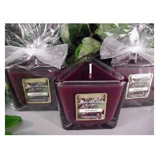  Patchouli Scented Triangle Glass Jar Candle 7 Oz.: Home 