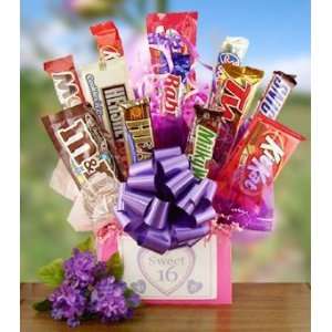 Sweet 16 Birthday Candy Bar Bouquet Grocery & Gourmet Food