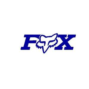 Fox Racing Sticker   Blue in Color 