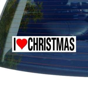  I Love Heart CHRISTMAS   Window Bumper Sticker Automotive