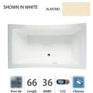 Jacuzzi ALL6636ACR5CXA Almond Allusion 6636 Chroma LCD Right Hand Pure
