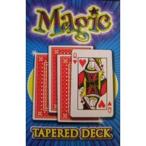 Tapered Card Deck Magic Trick Playing Cards  Sports 
