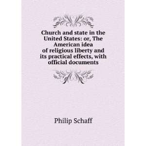  Church and State in the United States or The American 