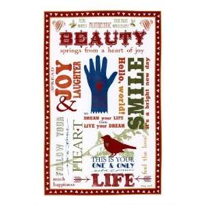  Beauty Love Poster by Sharyn Sowell (12.00 x 18.00)