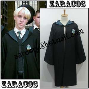 Harry Potter Uniform Cosplay Costume Slytherin Cloak  