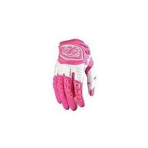 TROY LEE DESIGNS Troy Lee GP Full Finger Gloves Small Pink/White 