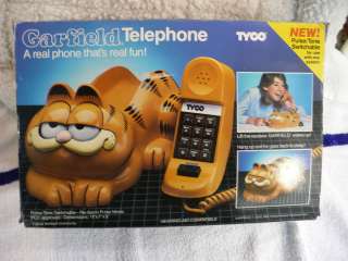     GARFIELD TYCO TELEPHONE MIB 1986 (MADE IN HONG KONG & CHINA) #14472