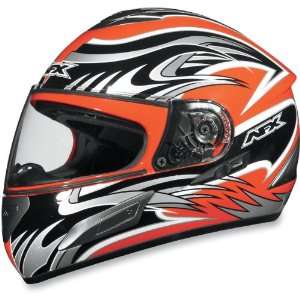  AFX FX 100 Sun Shield Helmet, Orange Multi, Size 2XL, Helmet Type 