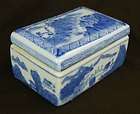 Chinese White Wood Lacquer Box w Mark NR  