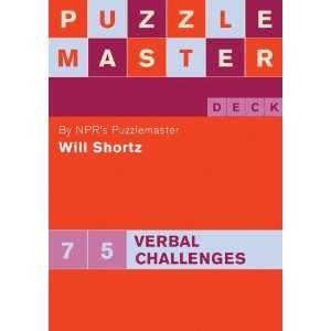    Puzzlemaster Deck 75 Verbal Challenges [Cards] Will Shortz Books