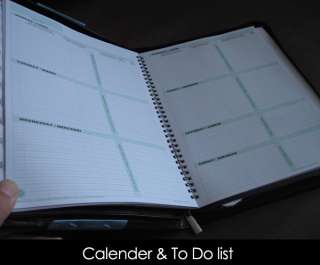 Dark Chocolate Folio Organizer Day Planner by Day Timer  