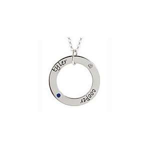    Forever Mom Small Circle Necklace, Mothers Jewelry: Jewelry